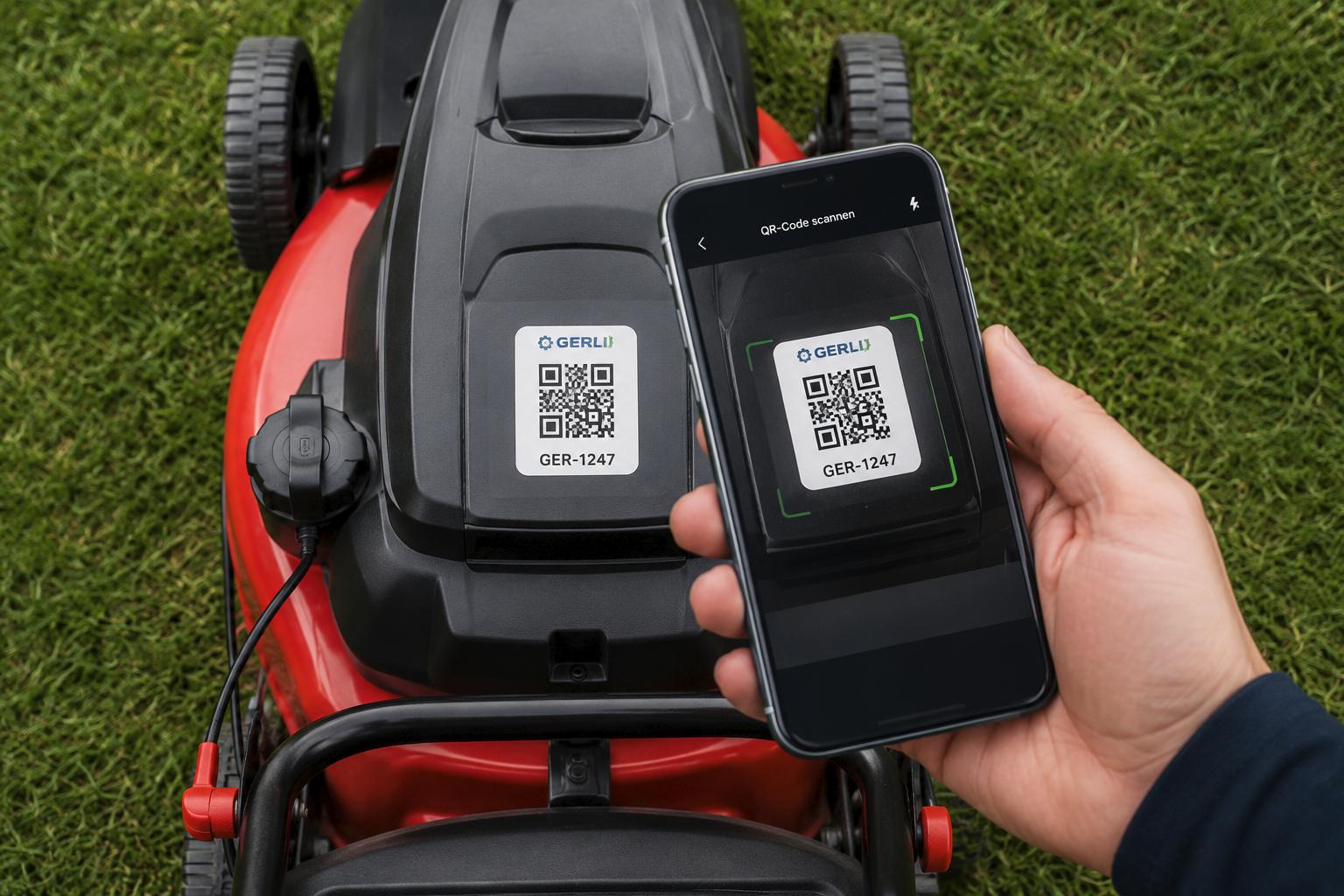 GerLi — QR-Code am Gerät mit dem Smartphone scannen